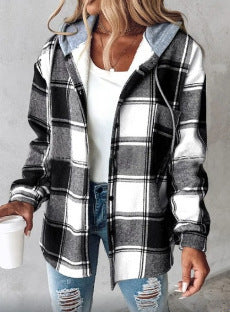 Women's Large Plaid jacket