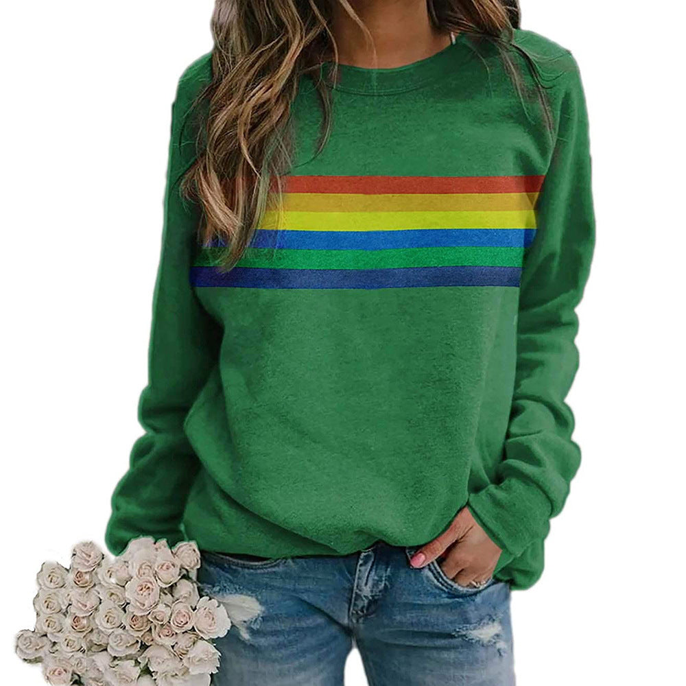 Pullover long sleeved sweatshirt