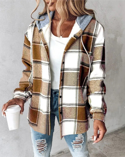 Women's Large Plaid jacket