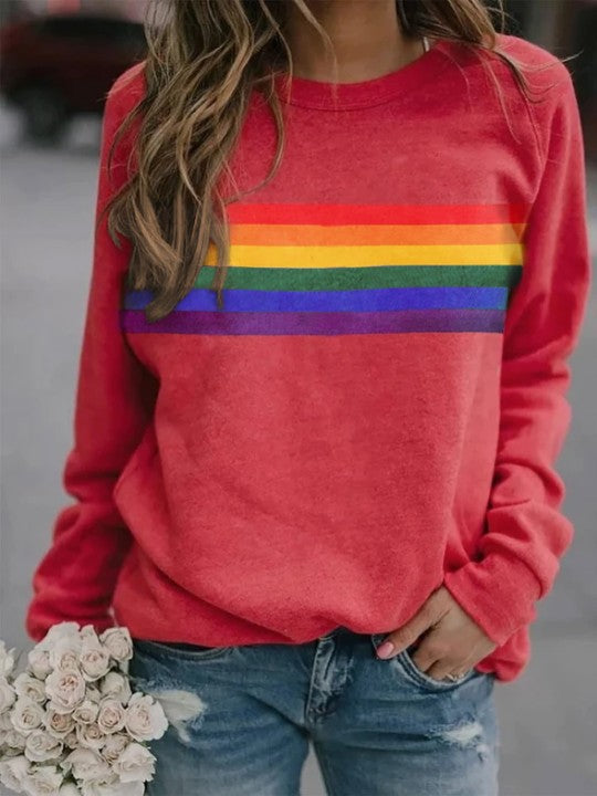 Pullover long sleeved sweatshirt