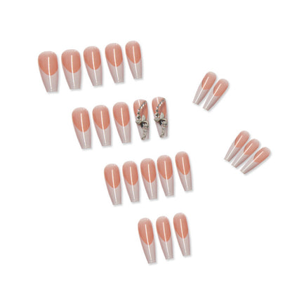 24 Piece French Ballet Manicure Press On Nails