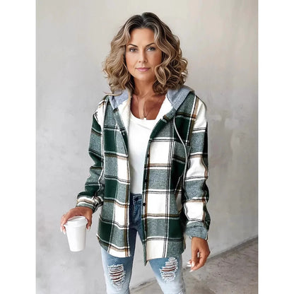 Women's Large Plaid jacket