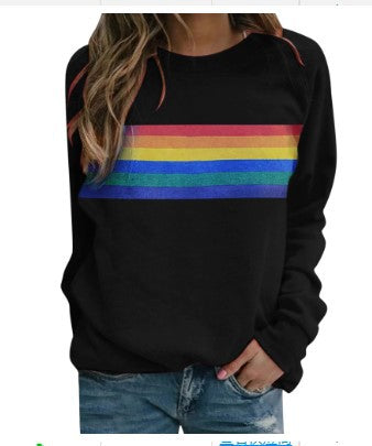 Pullover long sleeved sweatshirt