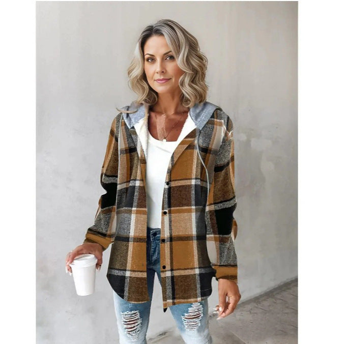 Women's Large Plaid jacket