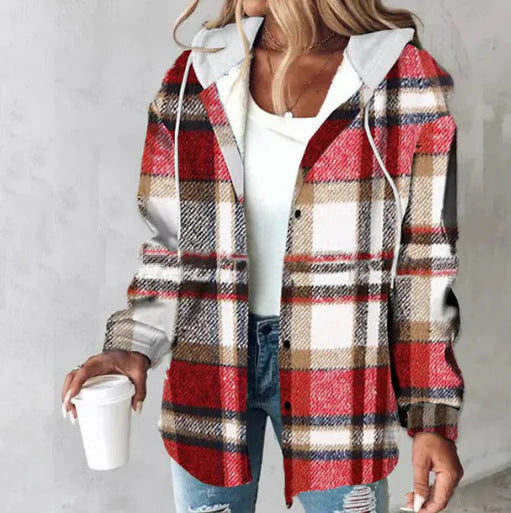 Women's Large Plaid jacket