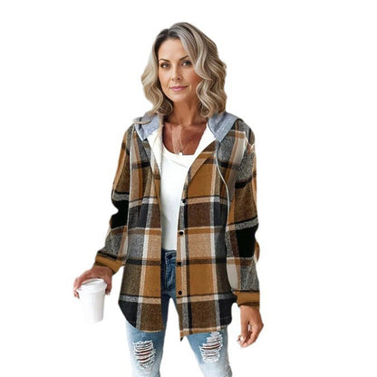 Women's Large Plaid jacket