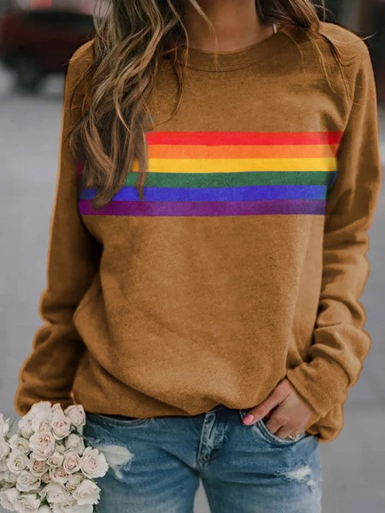 Pullover long sleeved sweatshirt