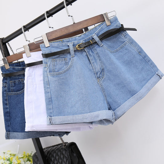 High Waist Women Jean Shorts